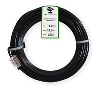 Grow A Bonsai Tree Anodized Aluminium 3.0mm Bonsai Training Wire 250g Large Roll (40 Feet) - Choose Your Size and Color - (3.0mm, Black)