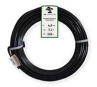 Grow A Bonsai Tree Anodized Aluminium 4.0mm Bonsai Training Wire 250g Large Roll (23 Feet) - Choose Your Size and Color - (4.0mm, Black)