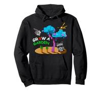 Grow a Garden Candy Blossom Raccoon Dragonfly Pets Pullover Hoodie