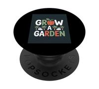 Grow a Garden Halloween - Cute Spooky Gardening Word PopSockets Adhesive PopGrip