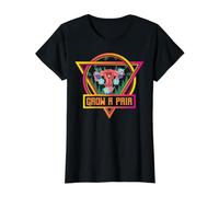 Grow A Pair Feminism Value Graphic T-Shirt, Women, Black, M
