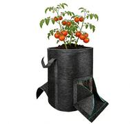 Grow Bags - Non Woven Breathable Vegetable Planting Containers | Root Growth Planter Bags for Carrot, Onion, Beet, Taro, Patio, Garden, Apartment or Growing Use, 40x45cm
