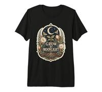 Grow By Moonlight Botanical Garden Night Premium T-Shirt