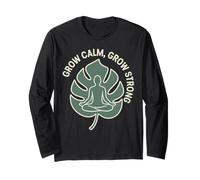 Grow Calm Grow Strong Meditation Zen Long Sleeve T-Shirt