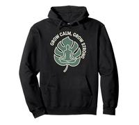 Grow Calm Grow Strong Meditation Zen Pullover Hoodie