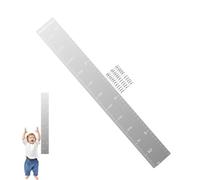 Grow Chart Mirrors | Full Body Measurement with Stickers | Shatterproof Acrylic Full Body Measuring Mirrors for Girls Boys Teen Room Wall Decor