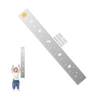 Grow Chart Mirrors - Shatterproof Acrylic Height Chart, shatterproof Acrylic Ruler | Wall Measurement Mirror with Stickers, Nursery Wall Decor for Kids' Rooms, Playrooms, and Dress-Up Centers