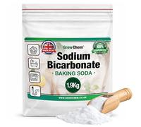 Grow Chem Baking Soda, Sodium Bicarbonate (1.9kg BAG) UK MADE Baking Soda for Cleaning, Cooking, Bath Bombs, Odour Removal and Teeth Cleaning. Eco Friendly Bicarbonate of Soda.