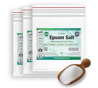 Grow Chem Epsom Salts 15KG (3x5KG Bags) Magnesium Bath Salts for Feet/Soaks