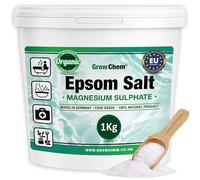 Grow Chem Epsom Salts (1KG Bucket) Pure Magnesium Bath Salts for Feet/Soaks