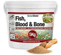 Grow Chem Fish Blood & Bone Fertiliser (5KG Bucket) All Purpose Plant Food