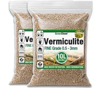 Grow Chem Vermiculite for Plants 10L(2x5L) FINE- Seed Starting & Soil Mixes