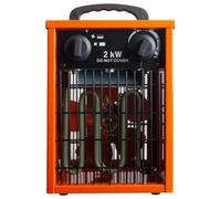 Grow Gadgets 2kW or 3kW Greenhouse & Space Heater with Thermostat - Electric Fan Heater for Garden, Garage, Workshop, Room or Warehouse Heating (2kW)