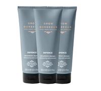 Grow Gorgeous Defense Anti-Pollution Shampoo 250ml x3 Vegan Sulphate-Free