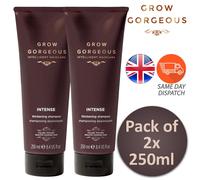 Grow Gorgeous Intense Thickening Haircare Shampoo 250ml Hydrating Hair Pack of 2