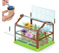 Grow House Gardening Kit for Kids, Plant Kit with Irrigation System, Educational Gardening Set for Boys Girls, Double-Deck (No Seeds/Soil) with light