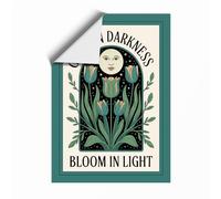 Grow in Darkness Botanical Unframed Wall Art Print A3 (42×29.7cm), Wall Decor for Living Room, Bedroom, Office & Home, Art Gift