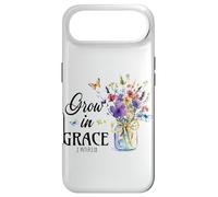 Grow In Grace 2 Peter 3:18 Floral Inspiration Case for iPhone Air