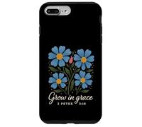 Grow In Grace Boho Floral 2 Peter 3:18 Verse Christian Case for iPhone 7 Plus/8 Plus