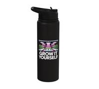Grow It Yourself Hydroponic Gardening System Stainless Steel Insulated Water Bottle