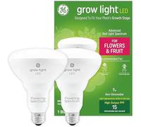 Grow LED Light Bulb, BR30 Flood Light, Indoor LED Grow Lights for Plants, Flowers and Fruit with Advanced Light Spectrum, 9 Watts (2 Pack)