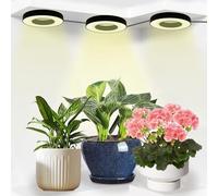 Grow Lights for Indoor Plants, 3/9/12Hrs Full Spectrum LED Grow Light with Auto Timer, Desktop Plant Growing Lamps with 3 Spectrum Modes and 10 Brightness Levels for Plants, Seedlings, Succulents