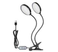 Grow Lights for Indoor Plants, Clip On Grow Light with Timer 45W Plant Lights for Indoor Growing for Indoor Plants (2 Heads)