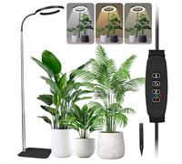 Grow Lights for Indoor Plants - Full Spectrum LED Plant Growing Light with 3H/9H/12H Auto Timer, Height Adjustable (16-67"), 3 Color Modes, 10 Dimming - Sun Lamp for Large Tall Small Plant- Black