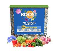 Grow More Plant Food Fertilizer - 2kg All Purpose 6-Month Slow Release Plant Food Granules for Outdoor Plants with Topline Card. Garden Fertiliser for Plants, Vegetables or Houseplants