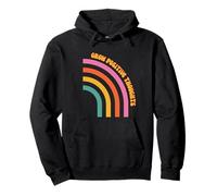 grow positive thoughts happy daisy spring summer 70's style Pullover Hoodie