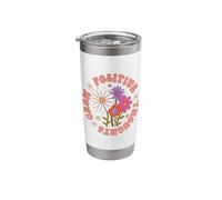 Grow Positive Thoughts Stainless Steel Insulated Tumbler