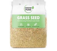 Grow Pure Grass Seed - Fast Growing and Premium Quality - 1kg Covers 60 sqm