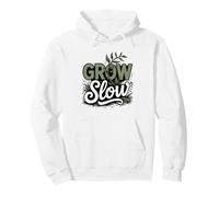 Grow Slow Anti Hustle Intentional Growth Lifestyle Living Pullover Hoodie