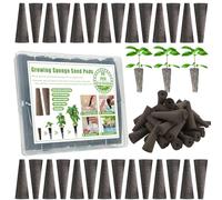 Grow Sponges, Replacement Root Growth Sponges Seed Pods Compatible with AeroGarden, Hydroponic Indoor Garden System Starter Sponge Kit (90)