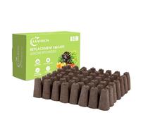 Grow Sponges, Seed Starter Pods Root Growth Sponges Eco-Friendly PH Balanced Square Sponges Replacement Compatible with QYO, LYKO, iDOO IG201Hydroponic Growing System, 50 Pack