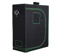Grow Tent Black 120x60x150cm 600D Oxford Reflective Mylar Propagation Hydroponic