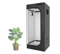 Grow Tent, Complete Set Cultivation Set with 100w/200w Led Full Spectrum Grow Lamp Dimmable, Grow Tent Kit Complete Hydroponics Grow Tent Complete,60 * 60 * 140cm-GrowTent