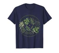 Grow Through It Herbal Wellness Medicine Cottagecore Graphic T-Shirt