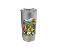 Grow Through It Wildflower Path Stainless Steel Insulated Tumbler