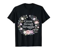 Grow Through Struggle Pain Challenge |- Value Graphic T-Shirt, Men, Black, S