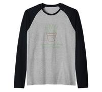 Grow Through What You Go Through Plant Inspiration Raglan Baseball Tee