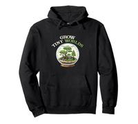 Grow Tiny Worlds Terrarium Creator Plant Enthusiast Pullover Hoodie