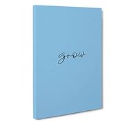 Grow Typography Canvas Print | Gallery Wrapped 30mm Frame Wall Art | 30x20 inches | Ready to Hang | Modern Typography Picture | Living Room Bedroom Lounge Office