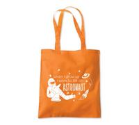 Grow Up to be a Astronaut Tote Shopping Bag 10 Litres Capacity 42 x 38cm