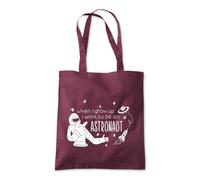 Grow Up to be a Astronaut Tote Shopping Bag 10 Litres Capacity 42 x 38cm