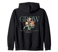 Grow Where You Are Planted Ecclesiastes 3:1 2 Zip Hoodie