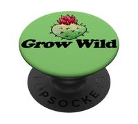 Grow Wild Desert Southwestern heart art PopSockets Adhesive PopGrip