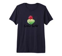 Grow Wild Desert Southwestern Heart Art Premium T-Shirt