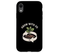 Grow With Us Plant Eco Sustainability Nature Case for iPhone XR