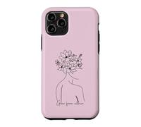 Grow Within Floral Mental Health inspirational Case for iPhone 11 Pro